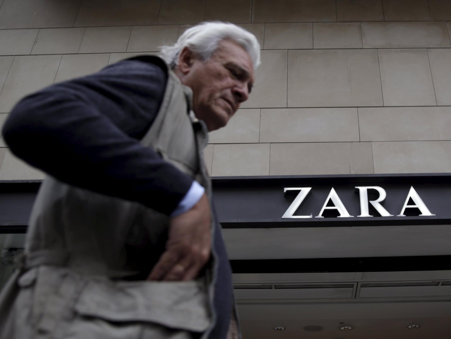 Exterior de una tienda de Inditex en Madrid