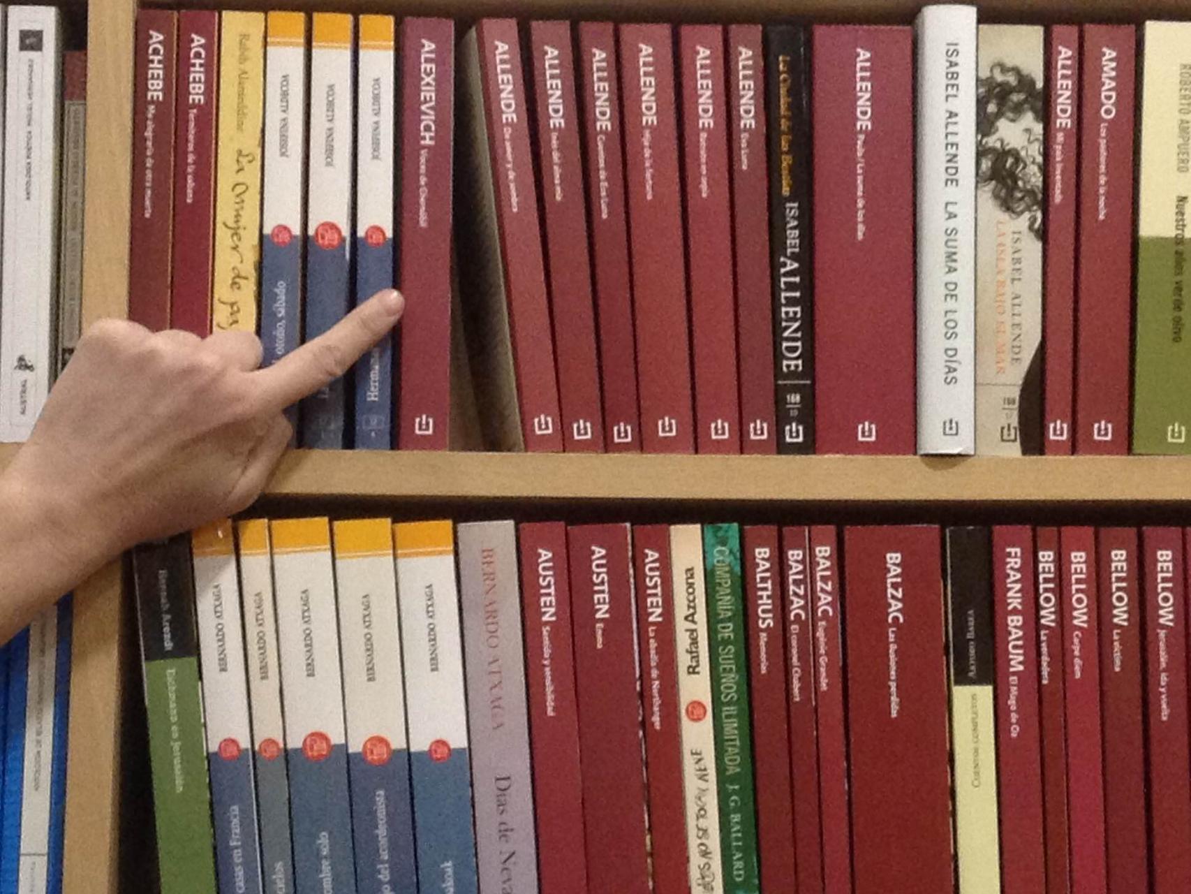 Uno de los pocos ejemplares que había en Madrid de 'Voces de Chernóbil'