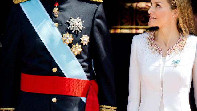Felipe VI y Doña Letizia el día de su proclamación