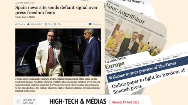 Artículos sobre el lanzamiento de EL ESPAÑOL.