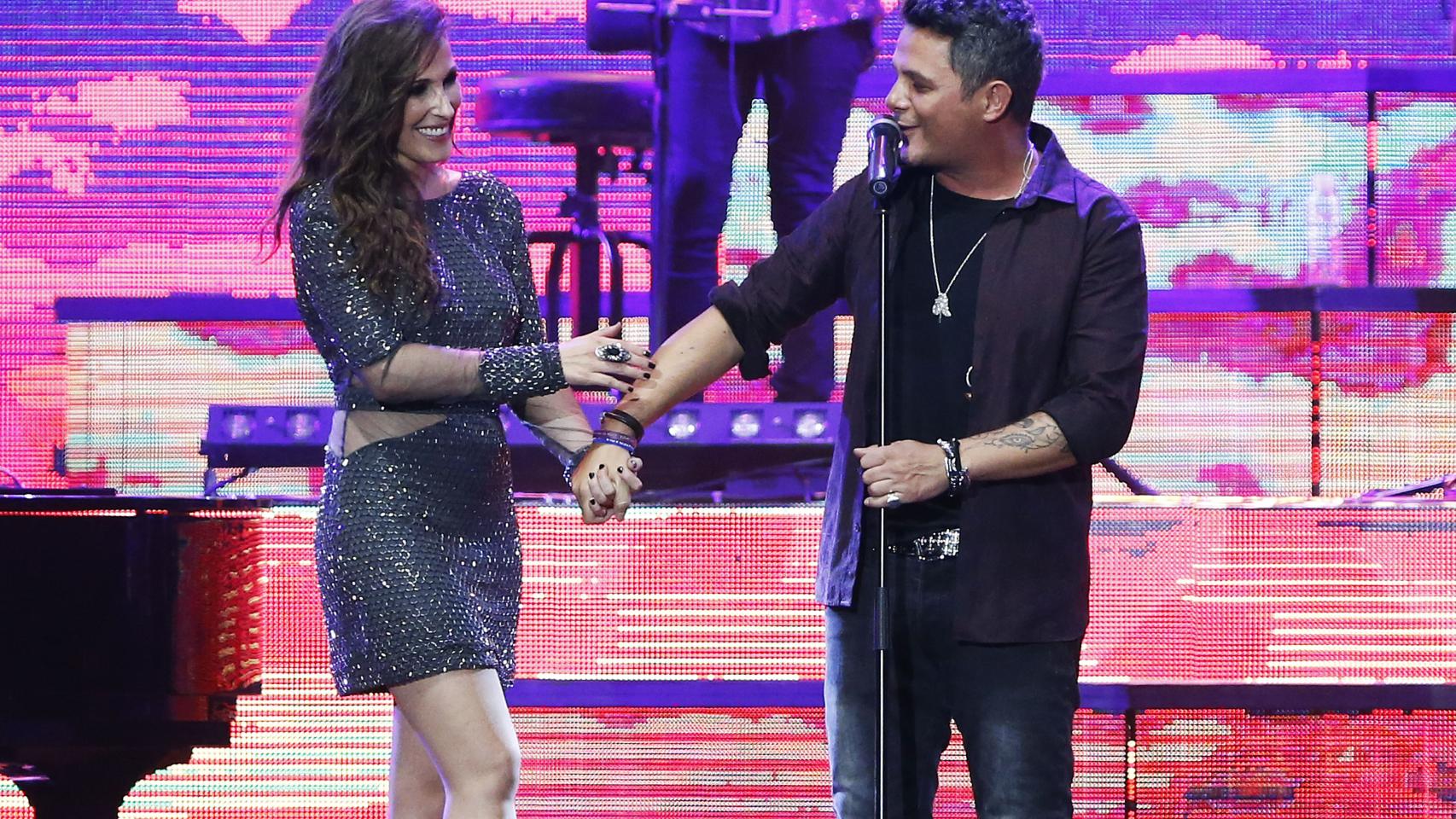 Concierto de Alejandro Sanz y Malú durante el aniversario de Cadena Dial