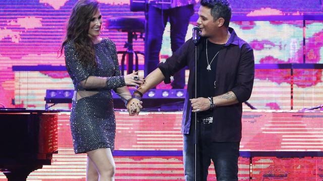 Concierto de Alejandro Sanz y Malú durante el aniversario de Cadena Dial