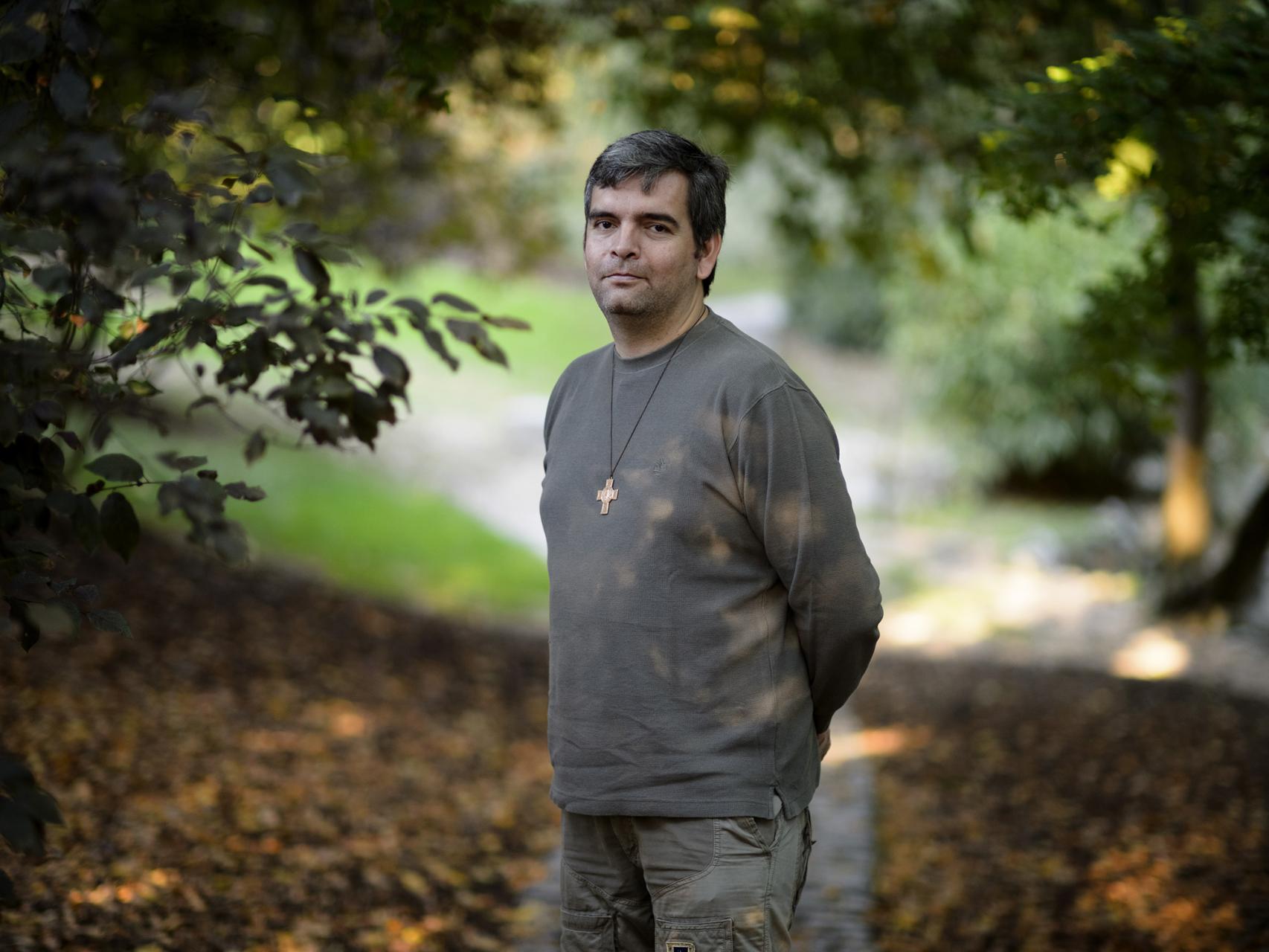 Alejandro José Mendoza aterrizó este martes en Madrid tras cuatro años en Siria.