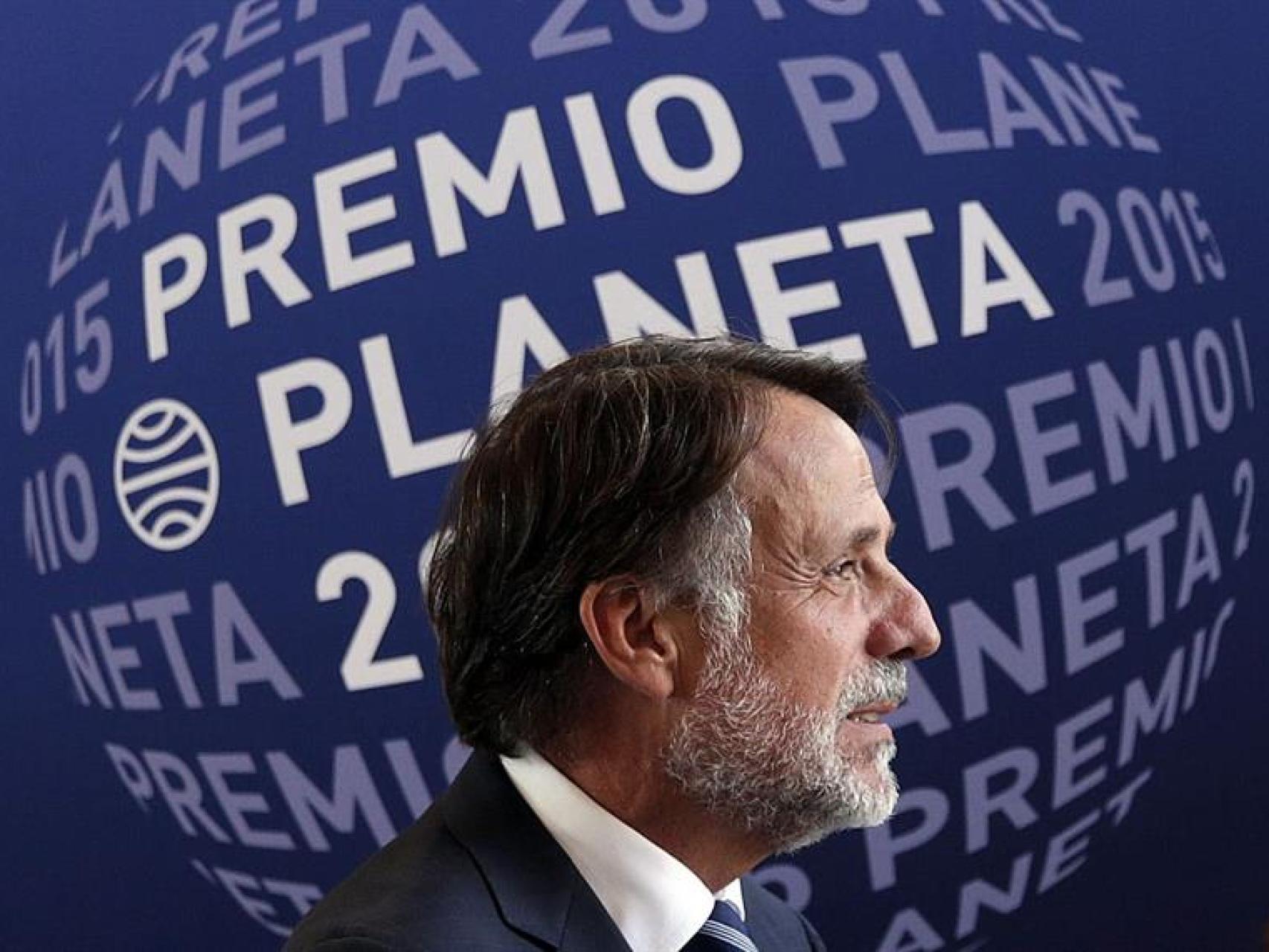 El presidente del grupo Planeta, José Creuheras, durante la presentación del Premio Planeta