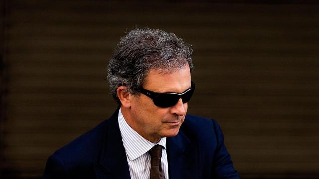 Jordi Pujol Ferrusola a su salida de la Audiencia Nacional.