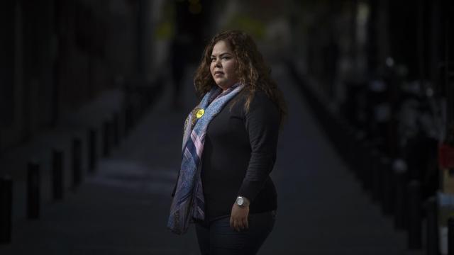 Claudia Molina en Madrid.