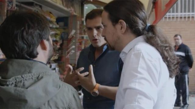 Albert Rivera y Pablo Iglesias hablan sobre las licencias TDT y el caso Cintora