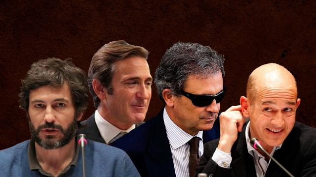 Oleguer, Josep, Jordi y Pere Pujol Ferrusola