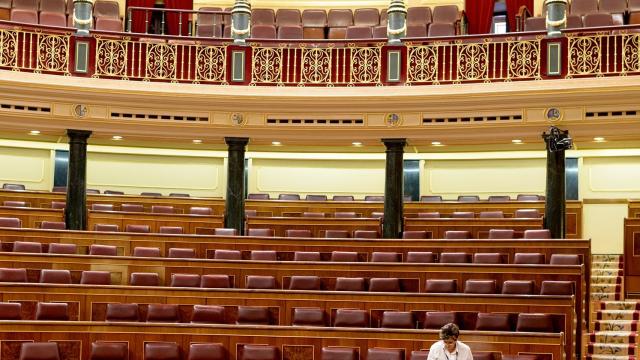 El Congreso, vacío, tras la última sesión, tendrá más colores que nunca.