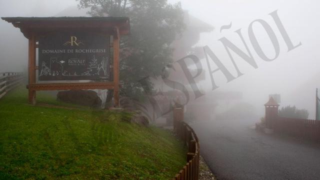 Acceso al complejo hotelero de RoyAlp, en Villars-sur-Ollon.