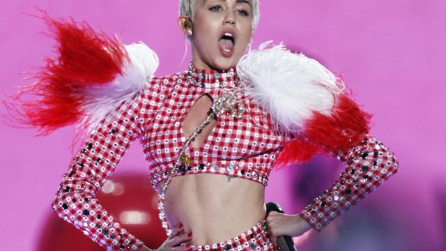 Miley Cyrus en su última gira por Estados Unidos