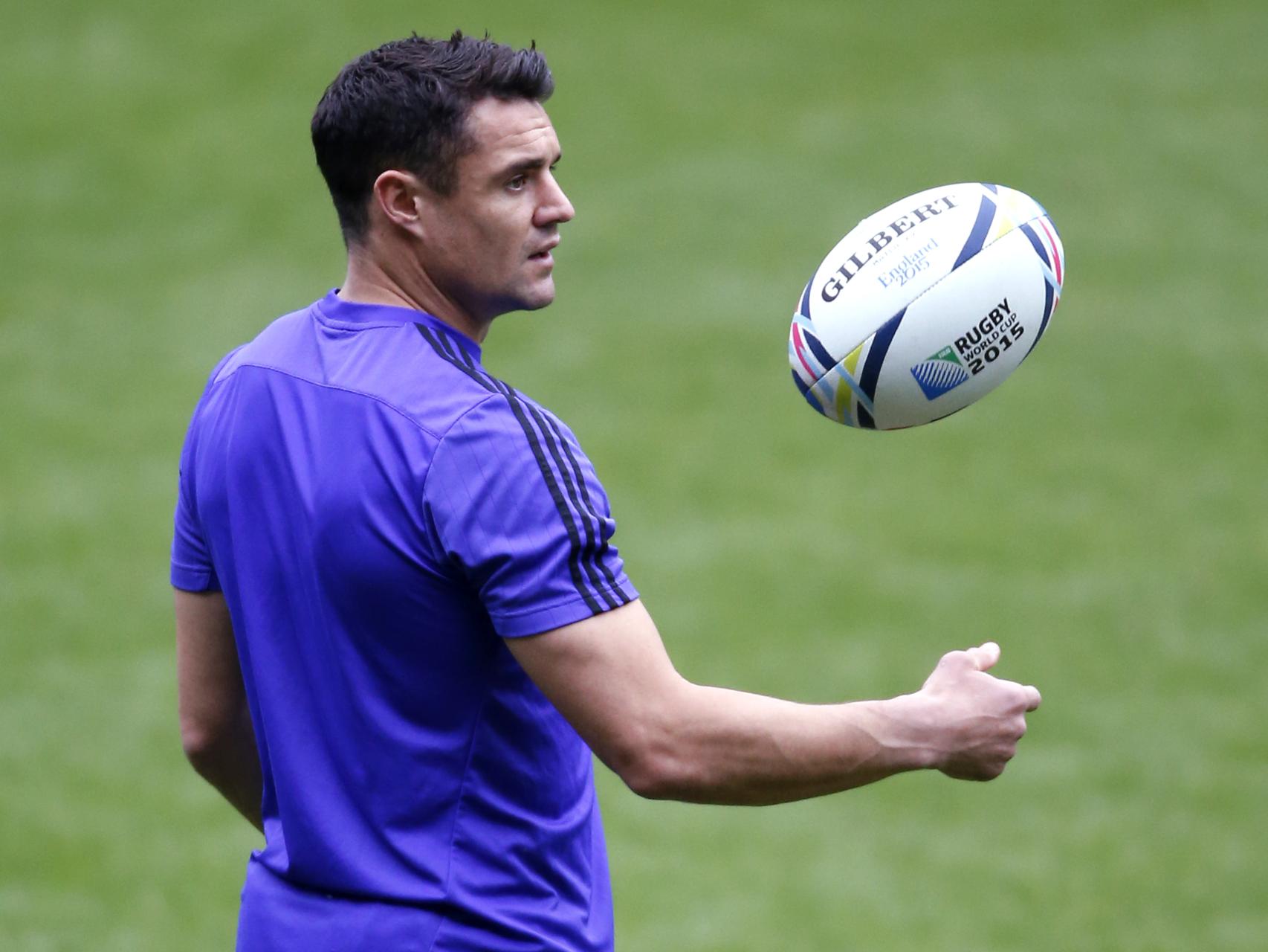 Dan Carter, antes de la final del Mundial de Rugby / Reuters