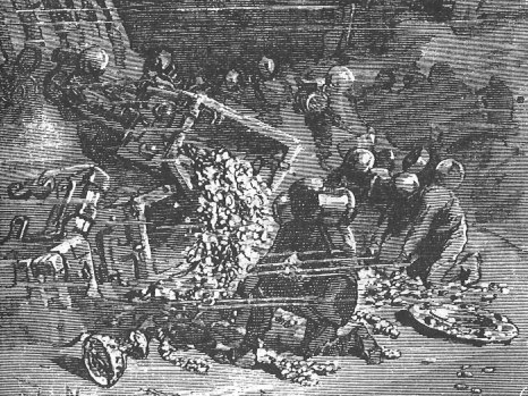 El grabado de 'La Ilustración Española y Americana'.