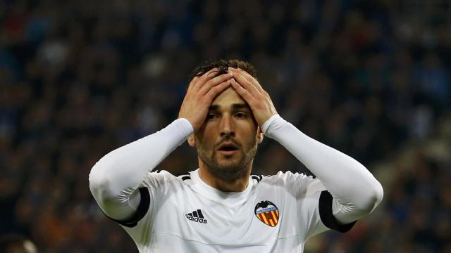 Barragán tras cometer su penalti