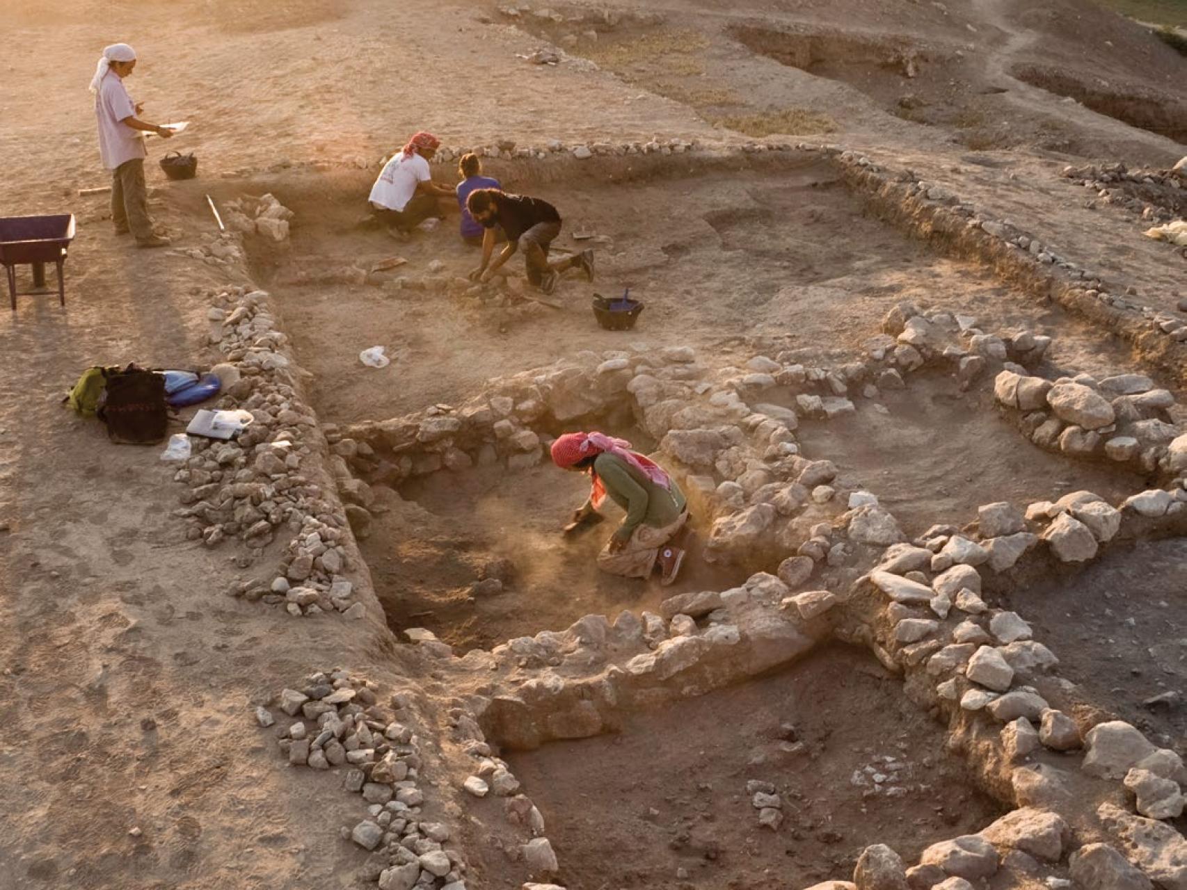 Una de las excavaciones de Miquel Molist en Siria.