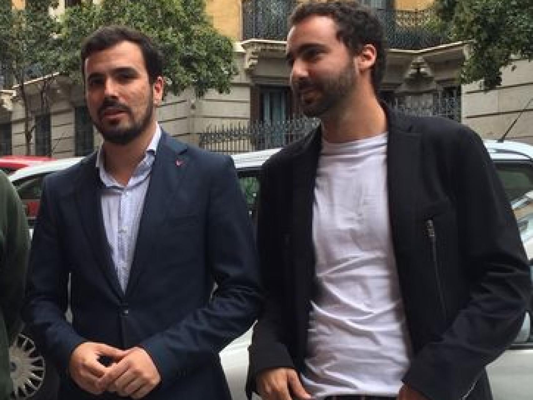 Alberto Garzón y Alberto Sotillos. / Efe