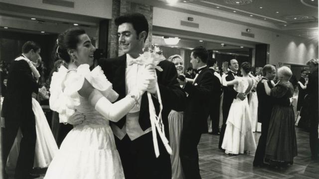 Luisa Sánchez-Bravo en el baile de debutantes del Palace en 1994.