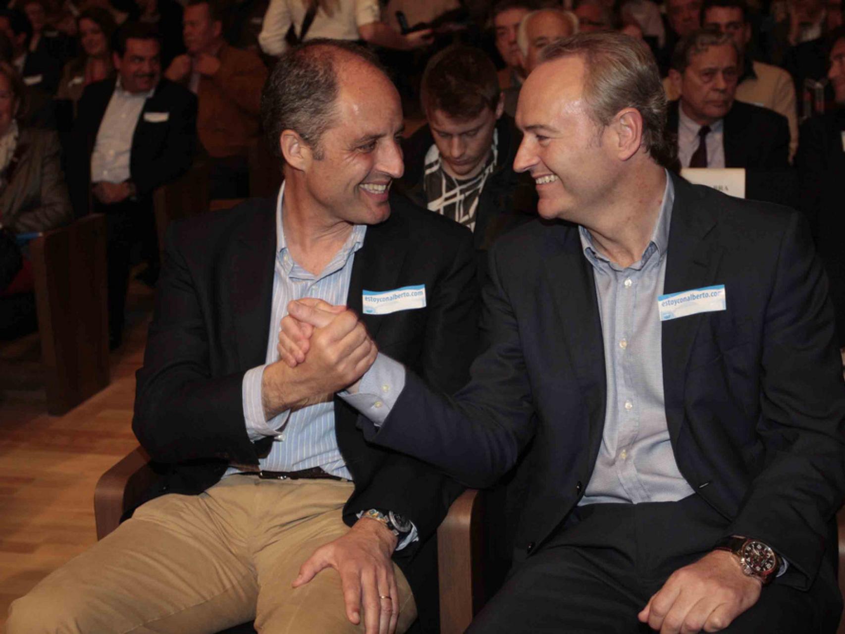 Camps, en la proclamación de Alberto Fabra