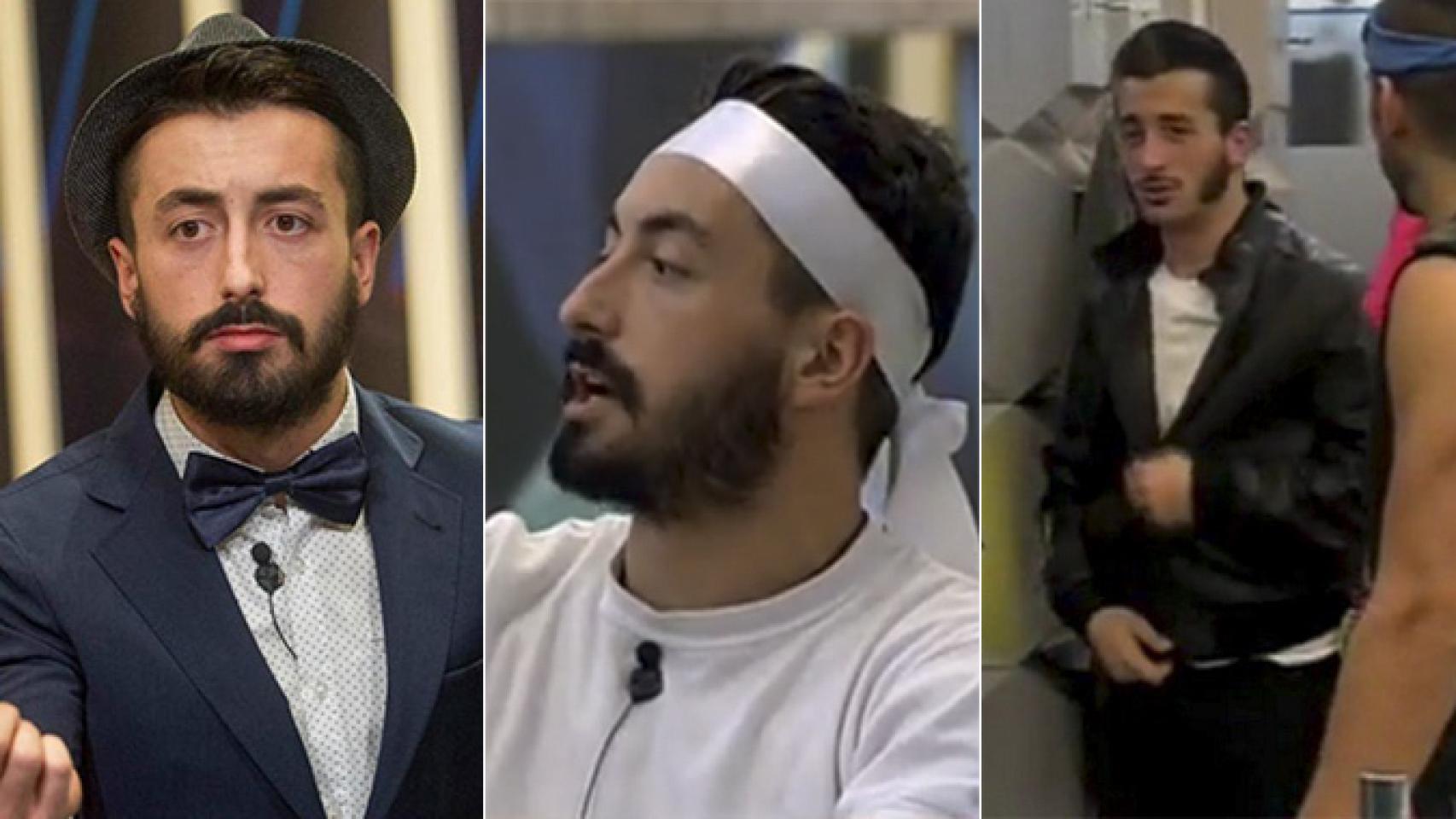 Aritz, a lo largo de su paso por 'GH 16'.