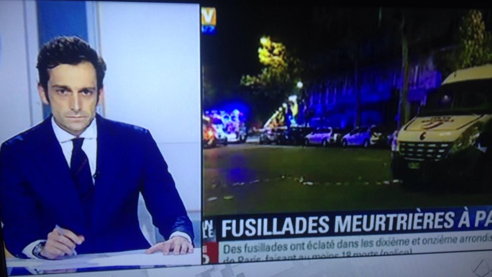 Antena 3, 13tv y Canal 24 horas, únicas que informan de los atentados en París
