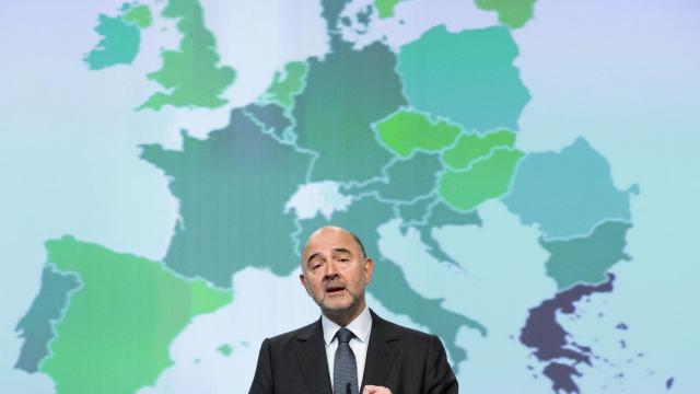 El comisario francés, Pierre Moscovici.