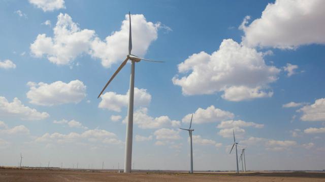 Un parque eólico de Enel en EEUU.