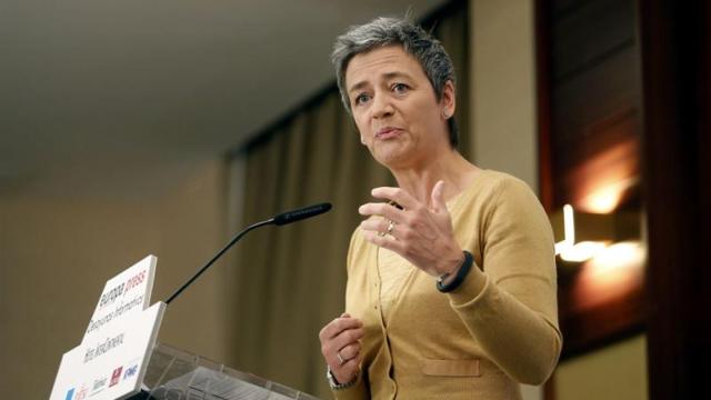La comisaria europea de Competencia, Margrethe Vestager.