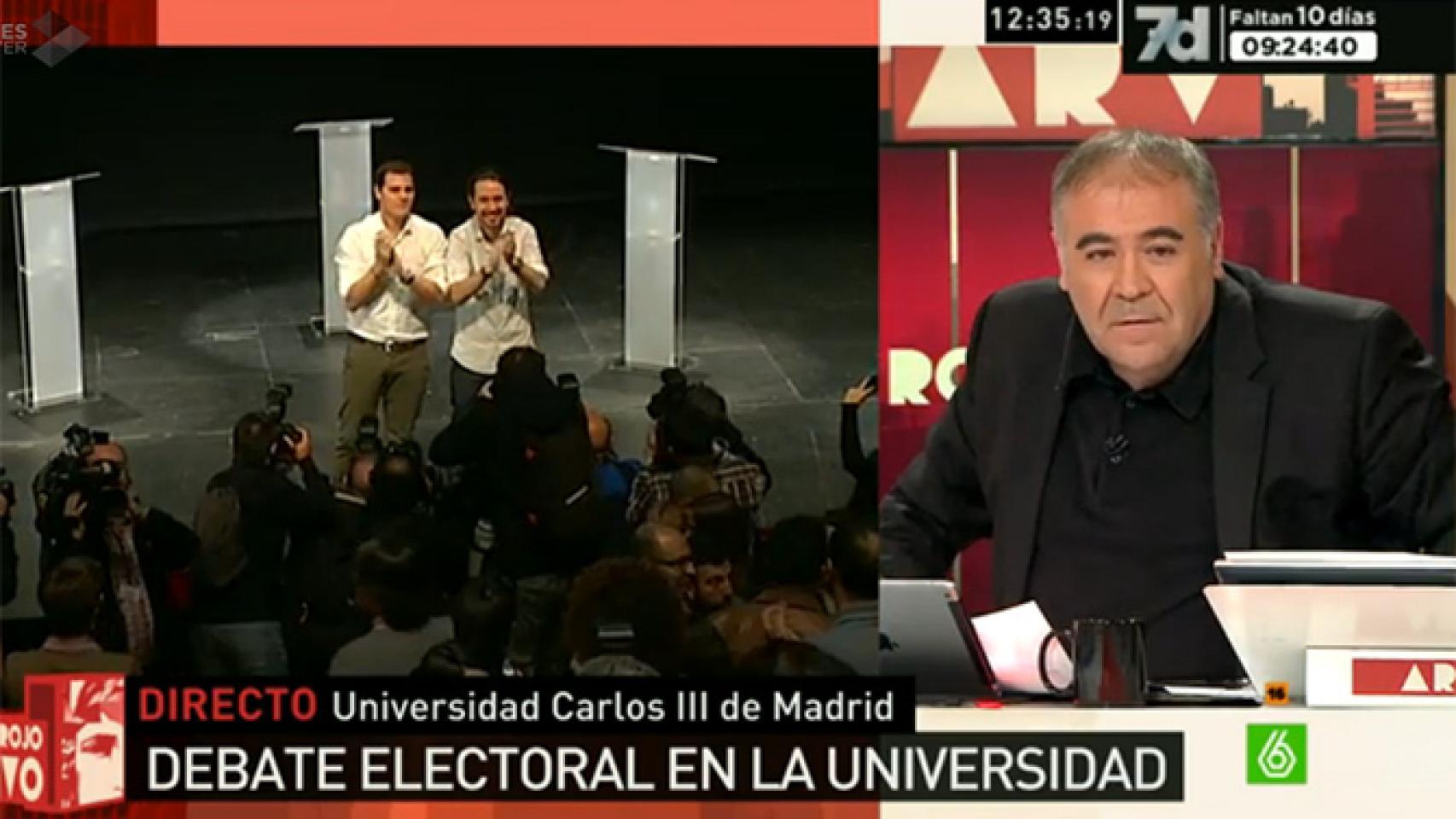 laSexta juega al límite de la contraprogramación con 'Al rojo vivo'