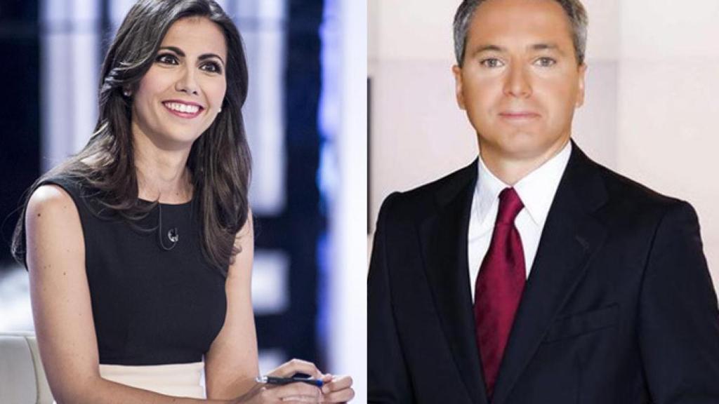 Ana Pastor y Vicente Vallés, moderadores del debate a cuatro de Atresmedia