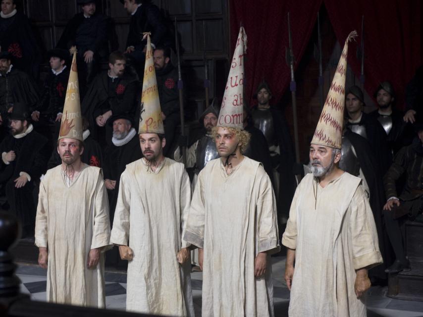 Una imagen de la película Rosa y negro, producida por Flamenco Films