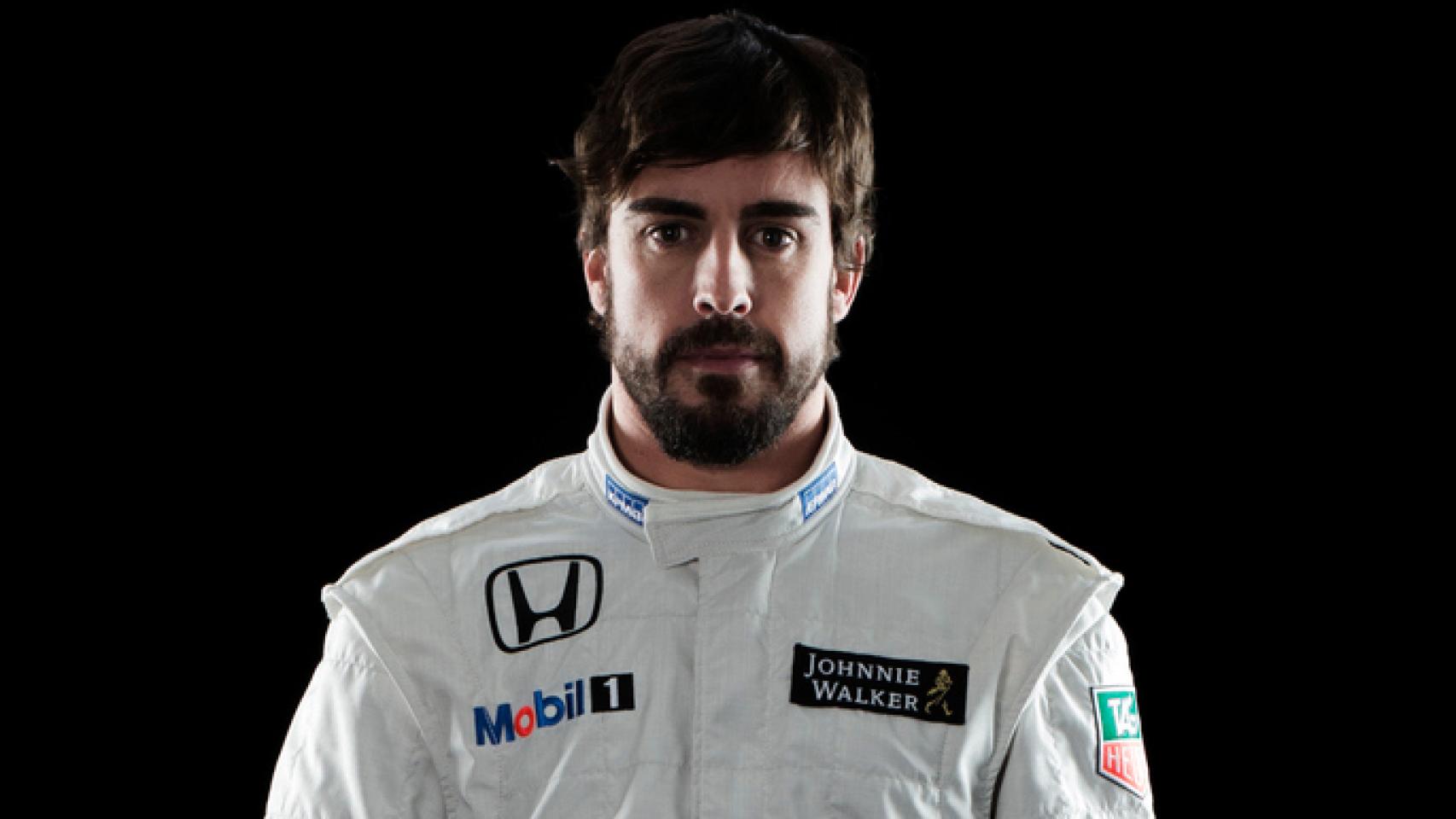 Fernando Alonso en una imagen promocional de McLaren