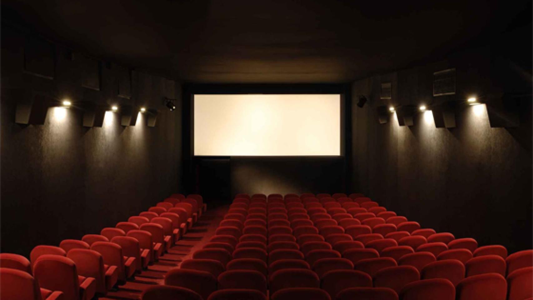 Una sala de cine. Imagen de archivo