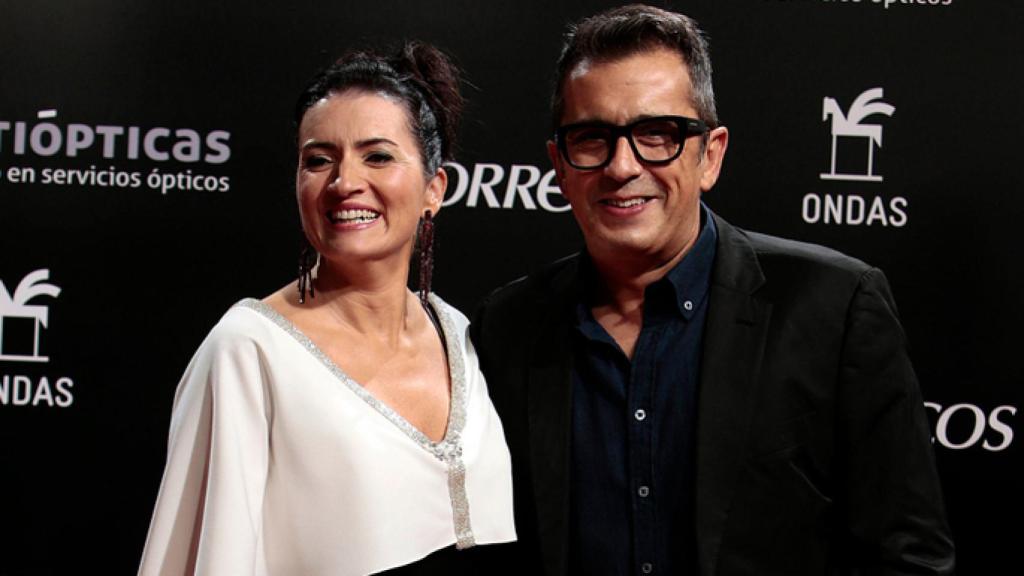 Silvia Abril y Andreu Buenafuente en la gala de entrega los Premios Ondas en 2014
