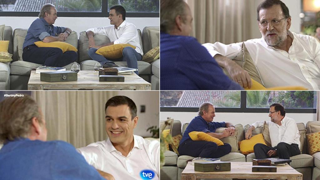 Bertín se hace un 'copia y pega' con Sánchez y Rajoy