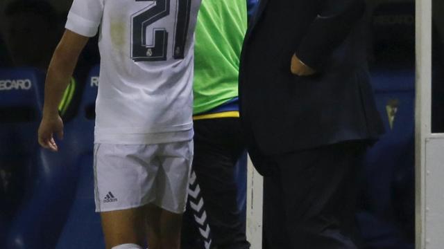 Cheryshev, en el momento de ser sustituido en Cádiz.