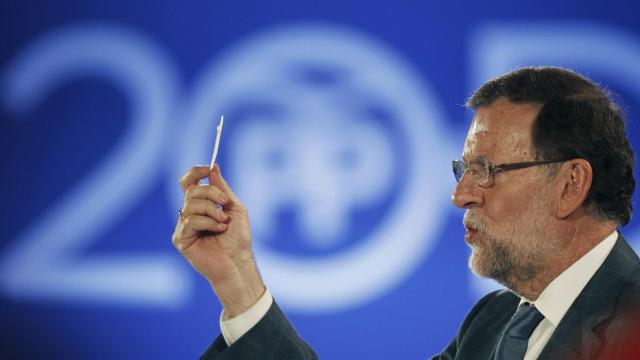 El líder del PP, Mariano Rajoy