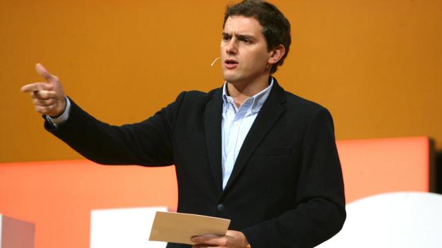 Albert Rivera durante su mitin en Tarragona