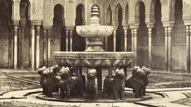 El Patio de los Leones, según Jean Laurent.