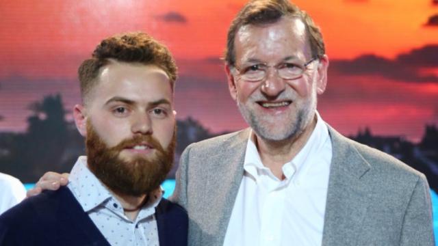 Joaquín Martin Guzmán con Mariano Rajoy.