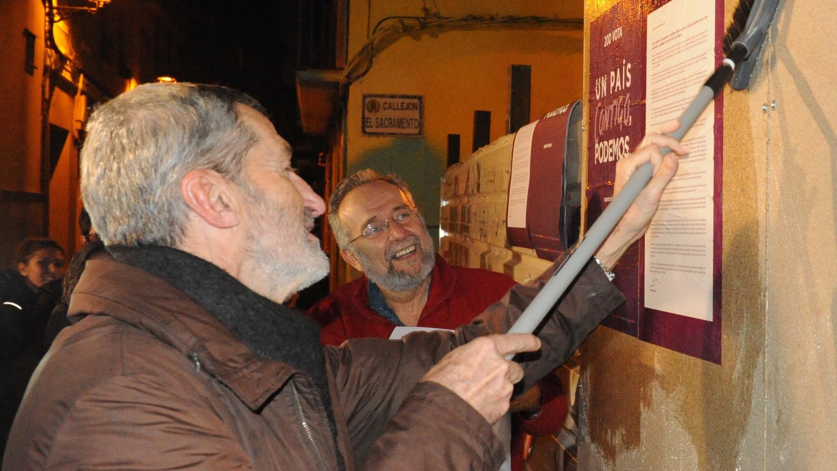 Rodríguez y Arrojo, en el inicio de campaña.