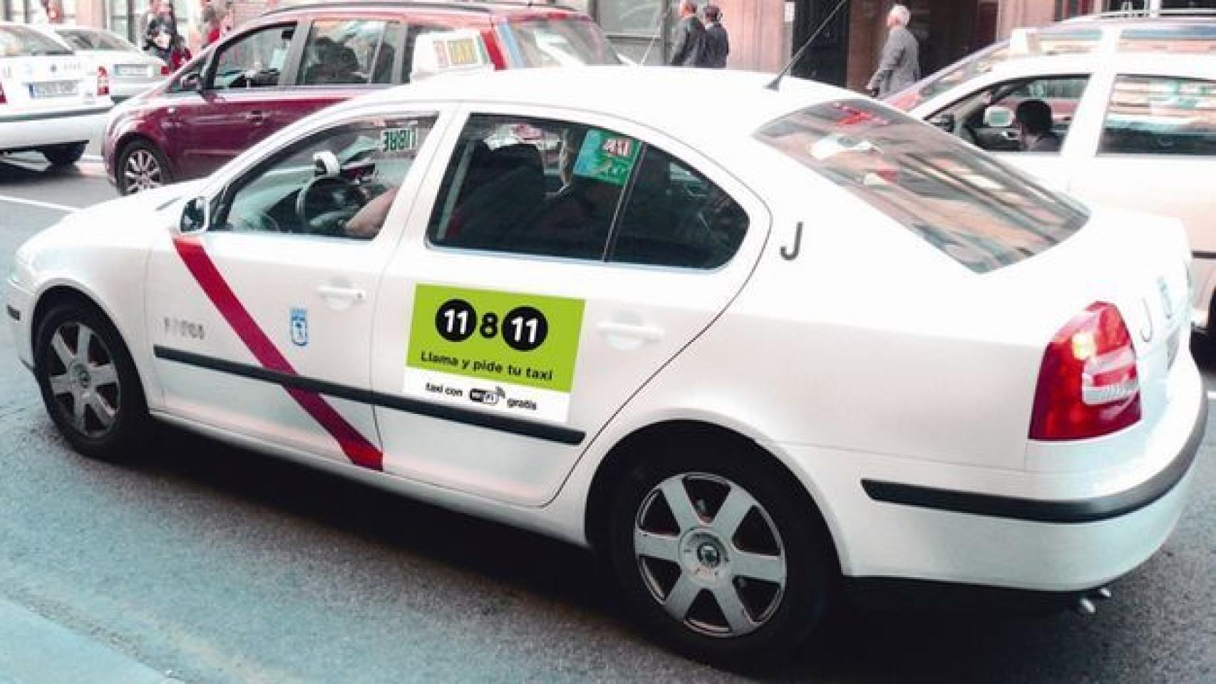 Un taxi en una imagen de archivo.