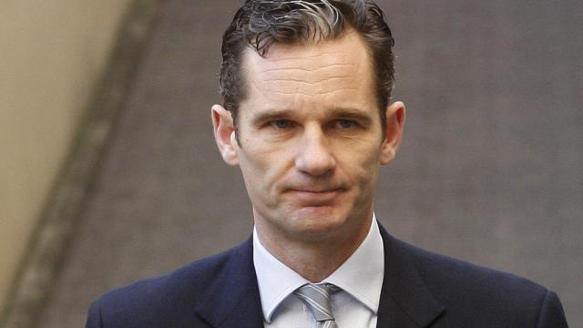 Urdangarín en los juzgados de Palma