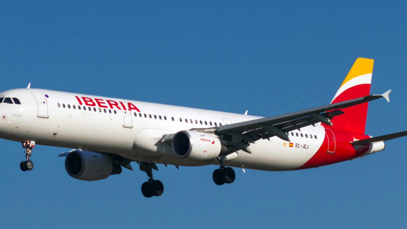 Un avión de Iberia.