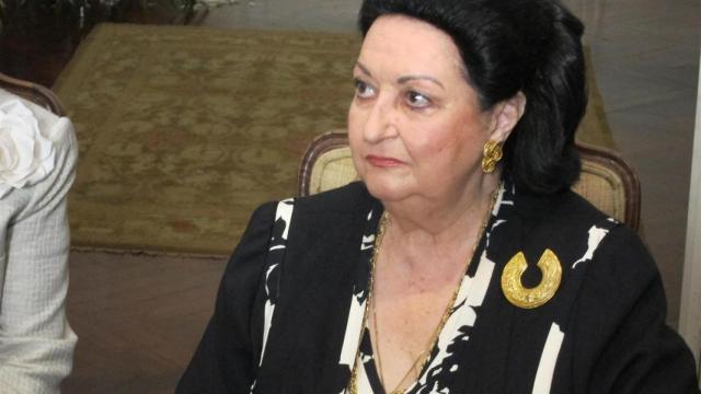 La soprano Montserrat Caballé.