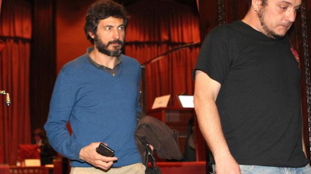 Oleguer Pujol Ferrusola (i), hijo del expresidente catalán Jordi Pujol.