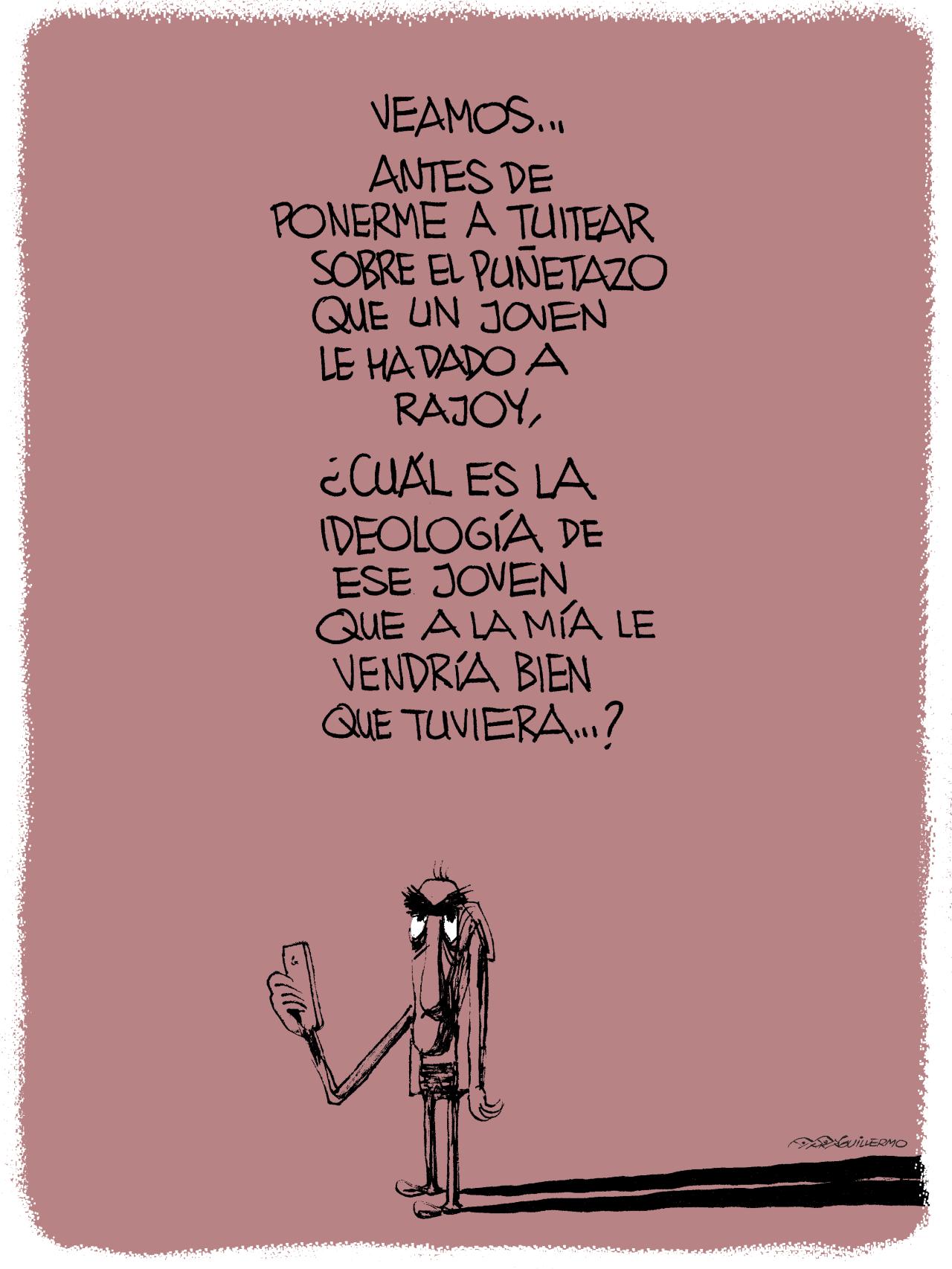 viñeta corregida agresión Rajoy