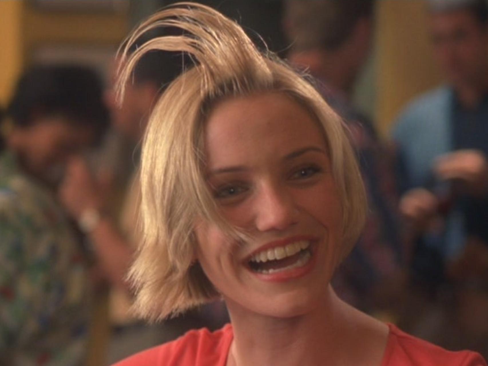 Cameron Diaz en Algo pasa con Mary. La actriz fue una de sus alumnas.