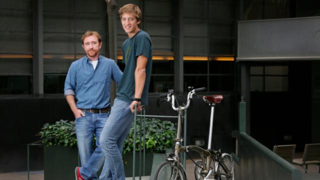 Los dos fundadores de la 'startup' Glovo.