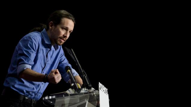 Iglesias, durante su rueda de prensa.