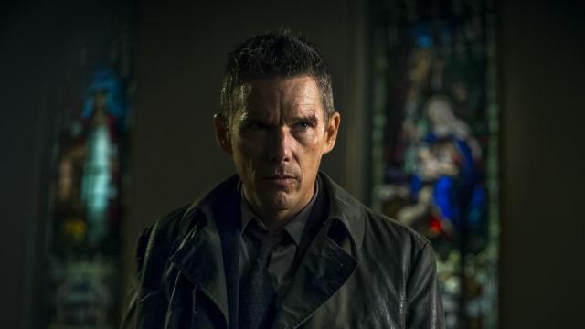 Ethan Hawke, en Regresión, de Alejandro Amenábar